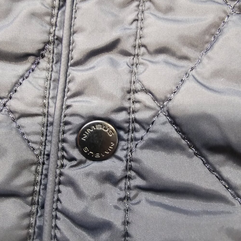 Nimbus The Camden Quilted Gilet/Bodywarmer Vest Mens XL  black full zip casual - Picture 15 of 15